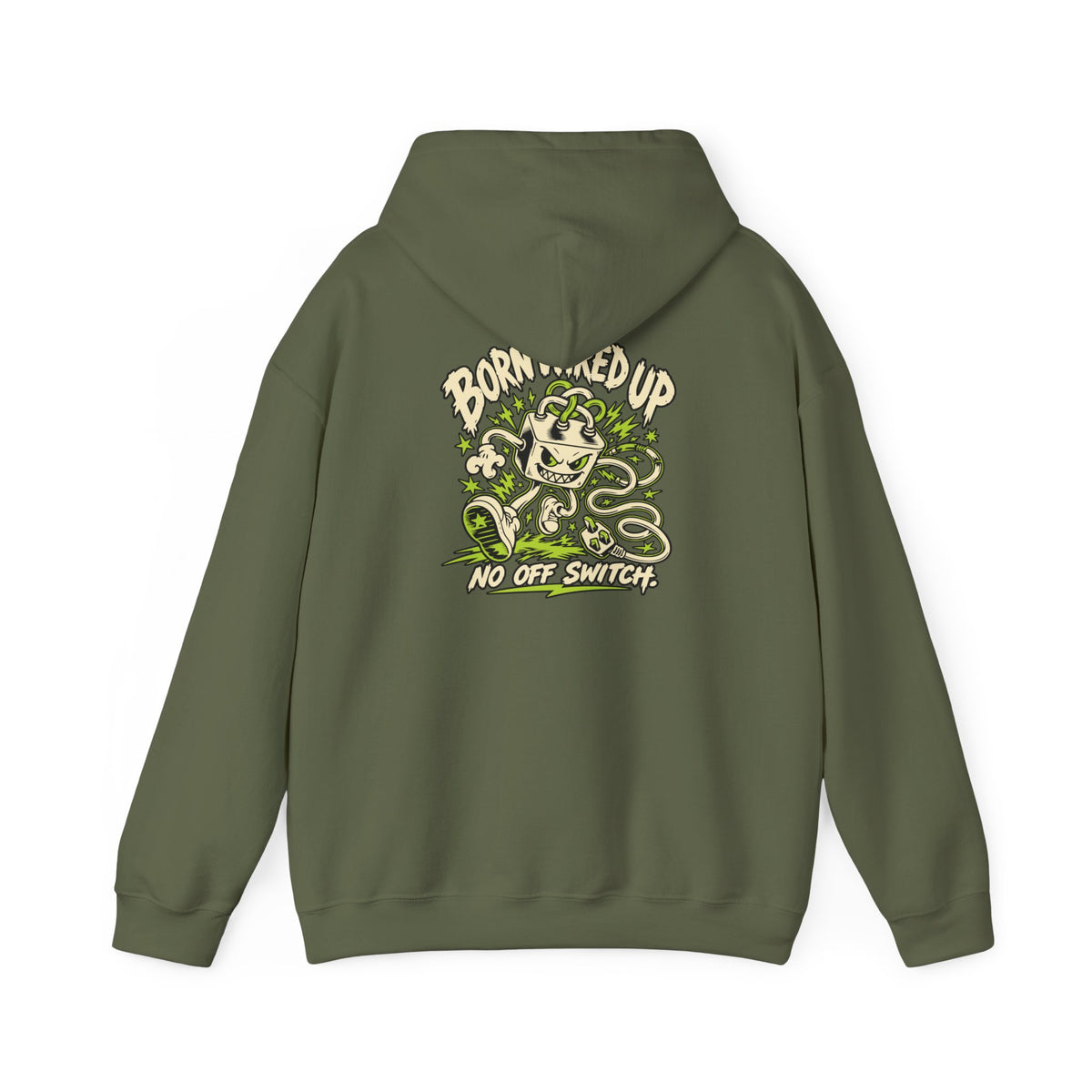 Born Wired Up Heavy Blend Hoodie | USA Edition