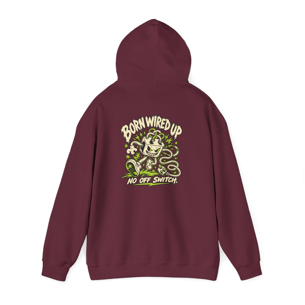 Born Wired Up Heavy Blend Hoodie | USA Edition