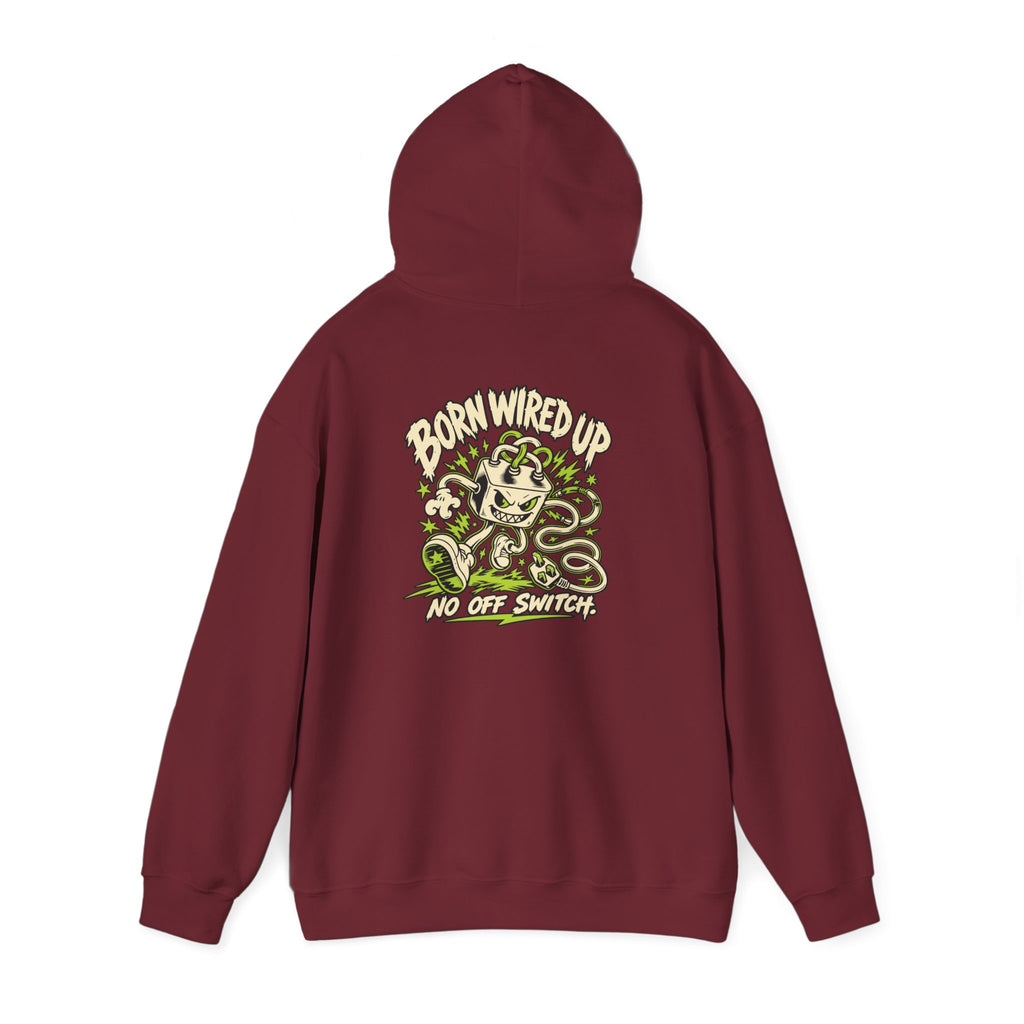 Born Wired Up Heavy Blend Hoodie | USA Edition