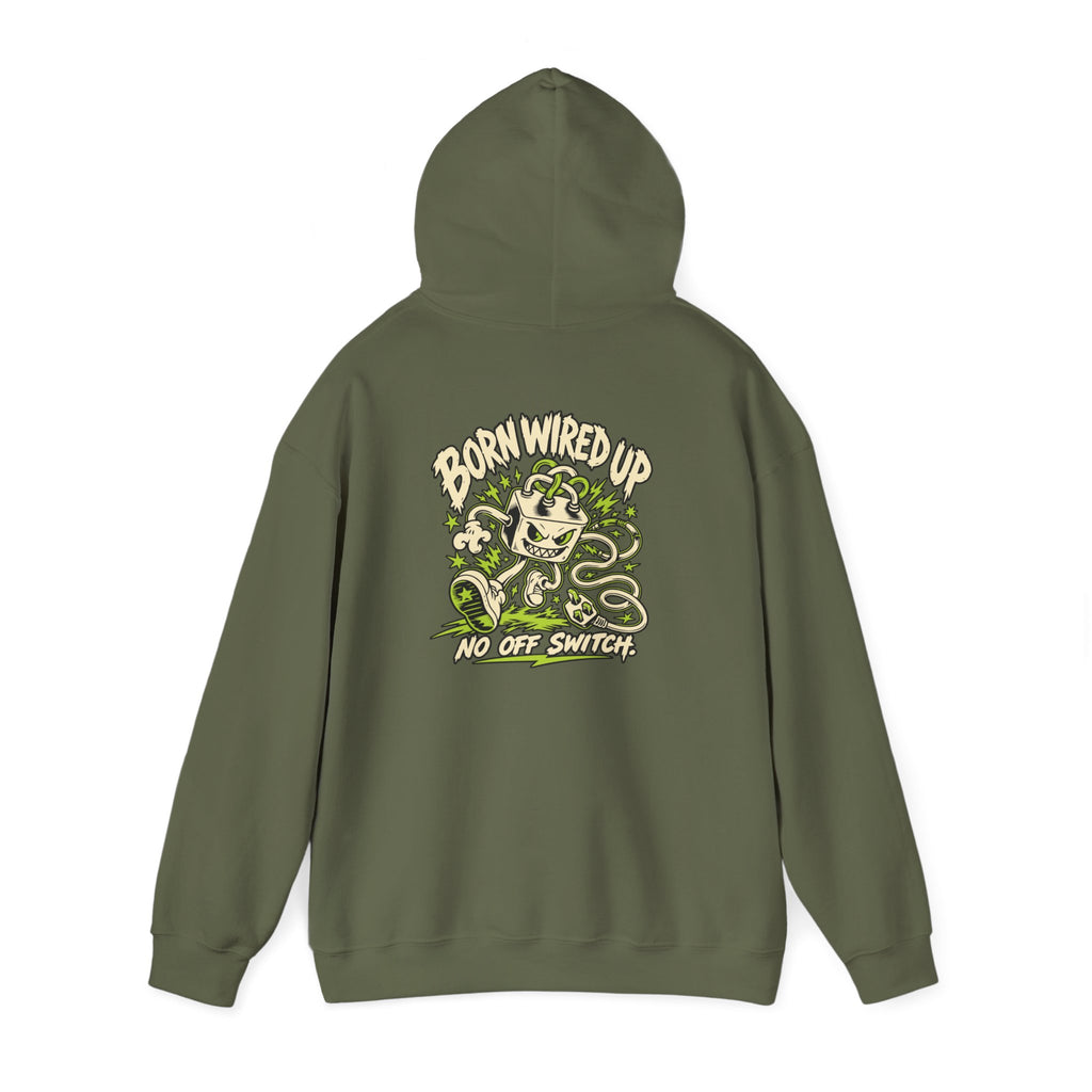 Born Wired Up Heavy Blend Hoodie | USA Edition