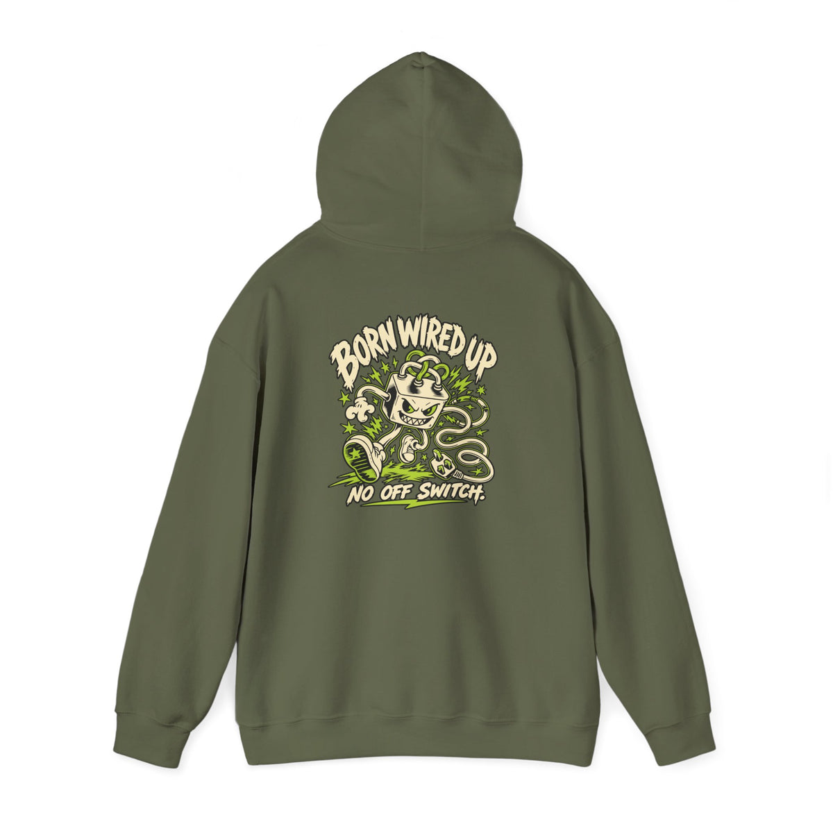 Born Wired Up Heavy Blend Hoodie | USA Edition
