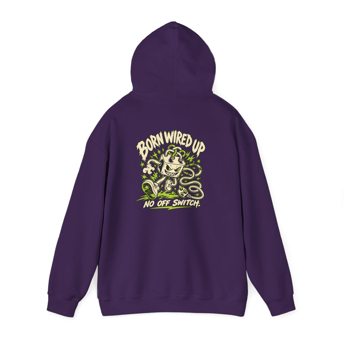 Born Wired Up Heavy Blend Hoodie | USA Edition