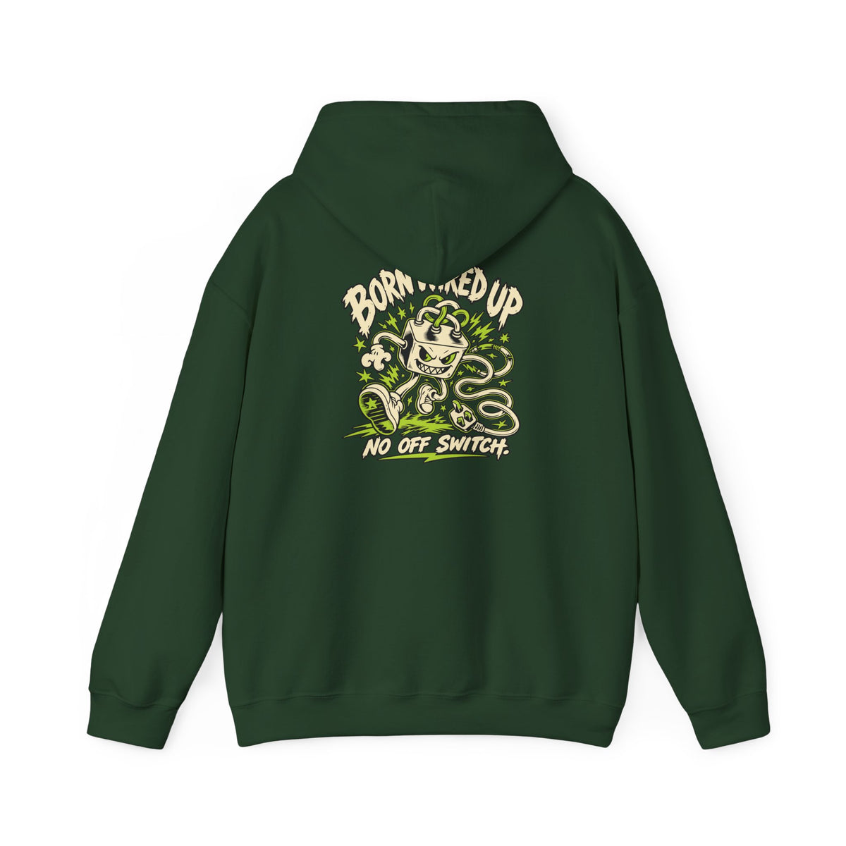 Born Wired Up Heavy Blend Hoodie | USA Edition