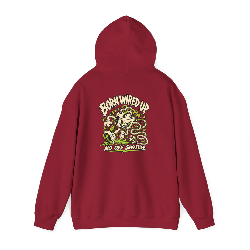 Born Wired Up Heavy Blend Hoodie | USA Edition