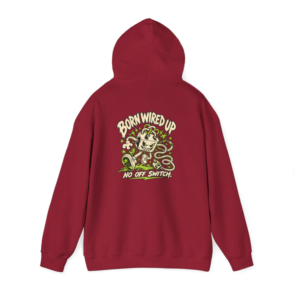 Born Wired Up Heavy Blend Hoodie | USA Edition