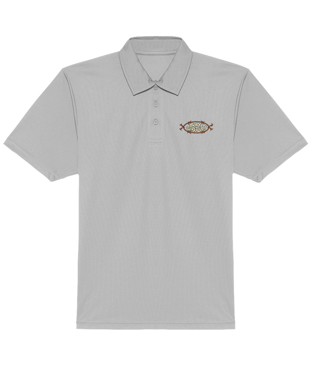 Haze Lightweight Polo | BORN WIRED UP! — front view