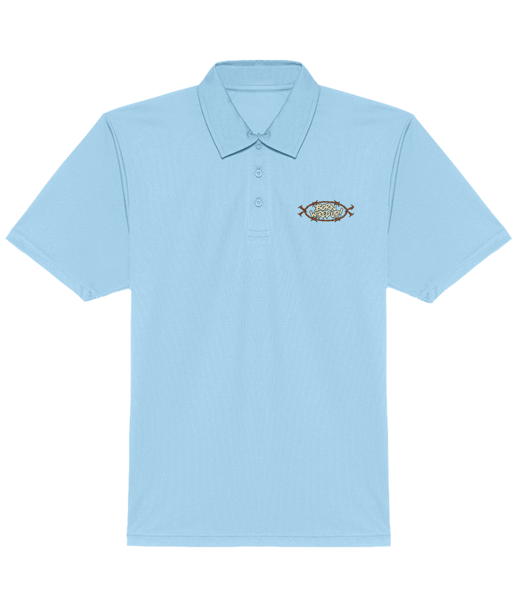Haze Lightweight Polo | BORN WIRED UP! — front view