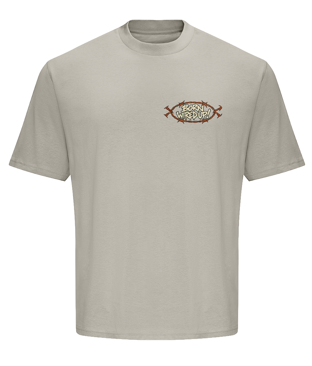 Haze 05 Heavyweight Oversized T-Shirt — front view