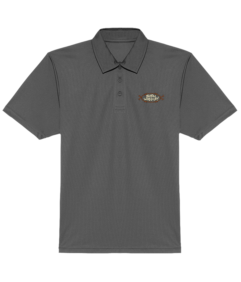 Haze Lightweight Polo | BORN WIRED UP! — front view