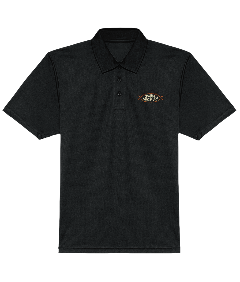 Haze Lightweight Polo | BORN WIRED UP! — front view