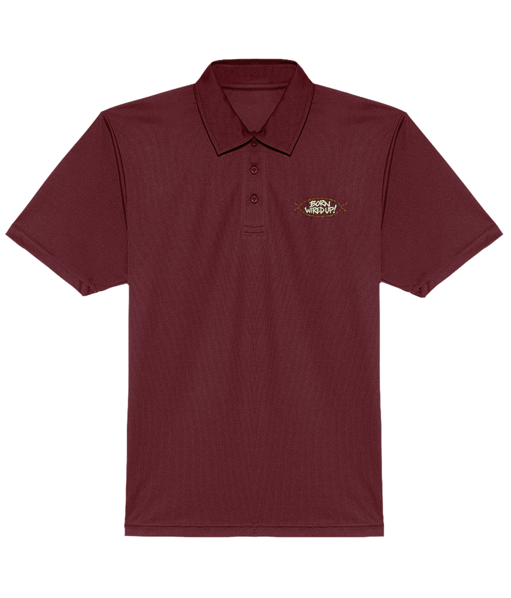 Haze Lightweight Polo | BORN WIRED UP! — front view