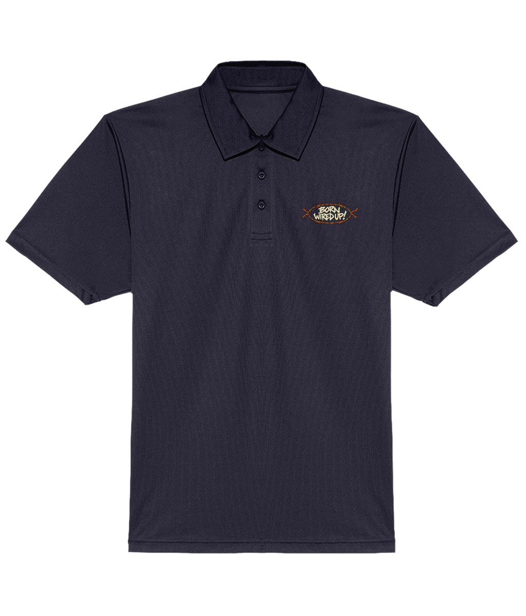 Haze Lightweight Polo | BORN WIRED UP! — front view